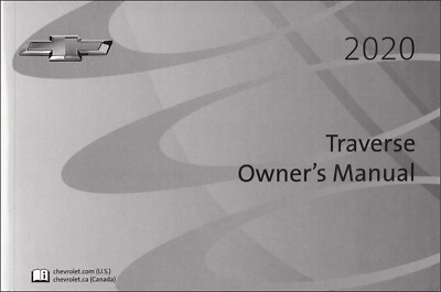 2020 Chevrolet Traverse Owner Manual Operator User Instruction Guide Book