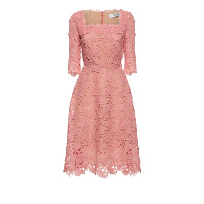 chinese dress ladies Self-Portrait - Black Guipure Lace Midi Dress