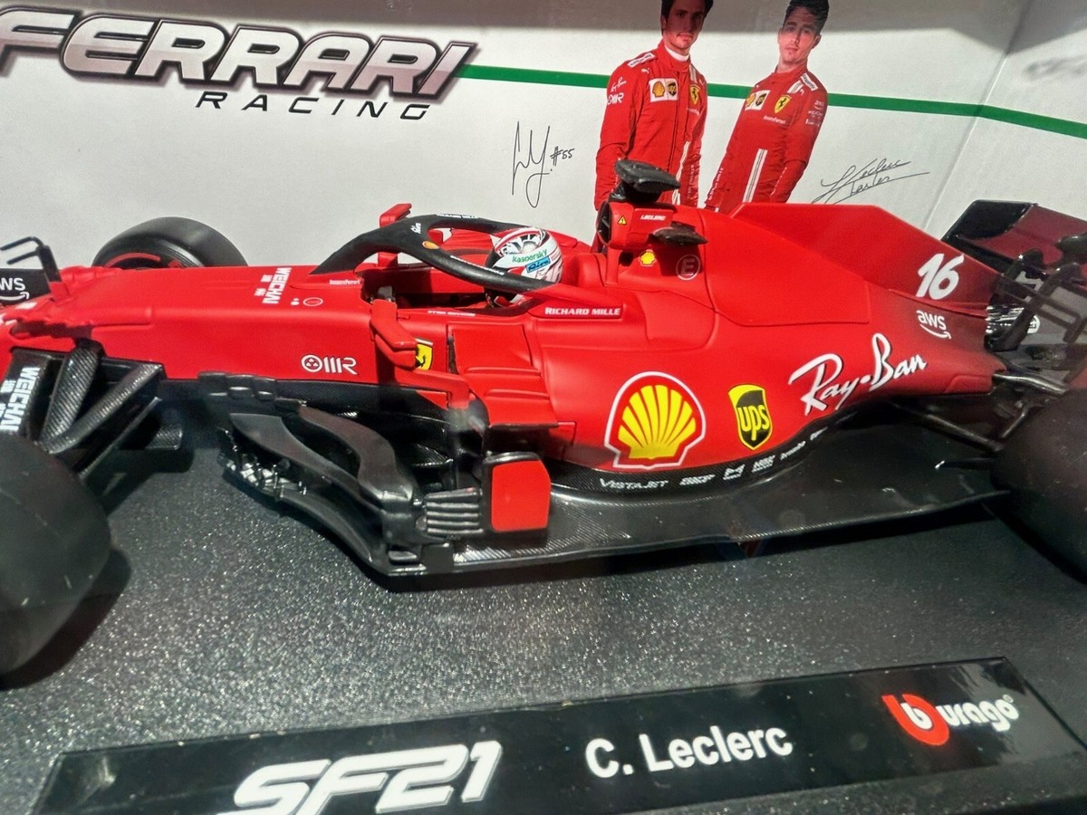 ブラーゴ 1/18 フェラーリ SF21 #16 2021 C.ルクレール 1/18 Bburago - 2021 FERRARI SF21 - #16 CHARLES LECLERC - NEW