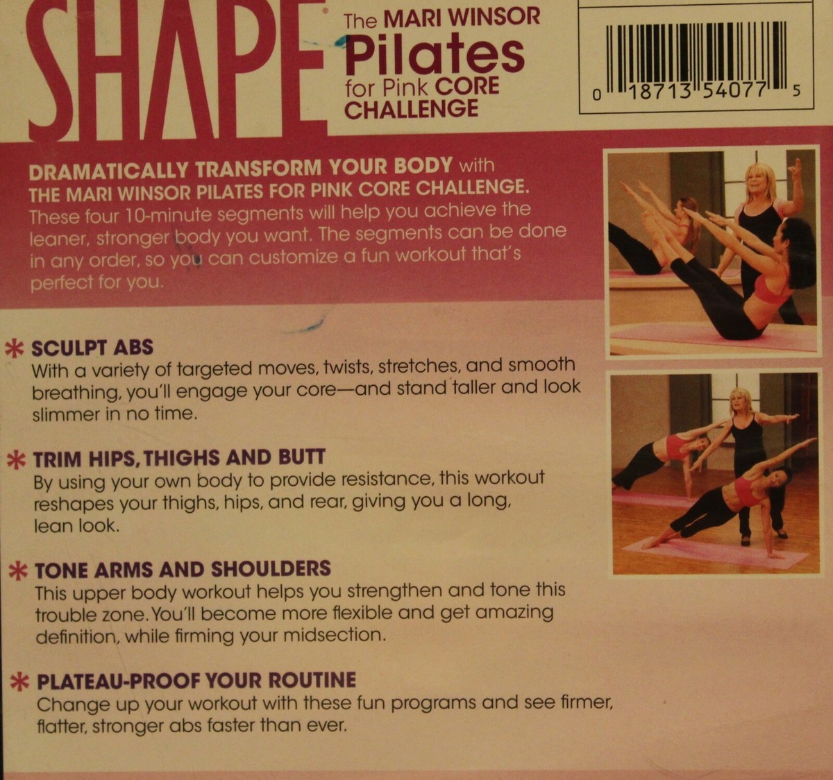 6 Mari Winsor workout DVD lot Pilates Cardio 20 minute accelerated