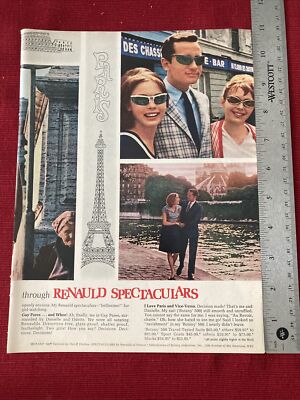 Renauld Spectaculars Sunglasses Eyewear 1966 Ad - Great To Frame!