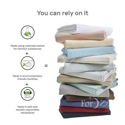 Hotel 2200TC Ultra Deep Fitted Sheet Set Pillowcases king Single Queen King Bed - Picture 7 of 51