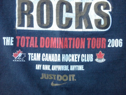 Team Canada Hockey Rocks Nike 2006 Shirt ~ Men's Medium M ~ Olympics Black - Picture 3 of 7