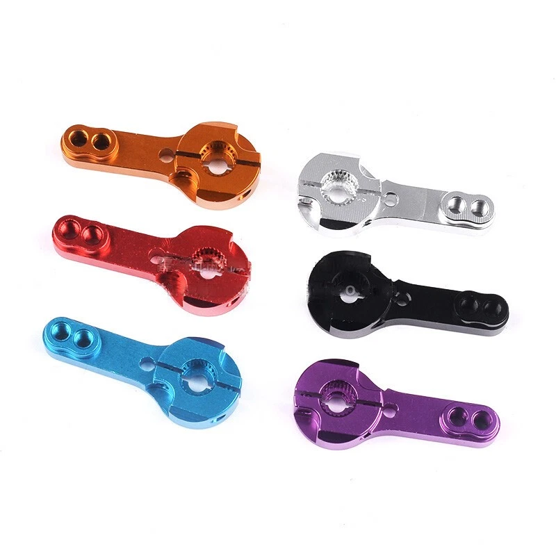 RC Servoarm Servohebel Servohorn Crank 25T Alu 25 Zähne Futuba Savöx MKS CNC HSP - Bild 3 von 4