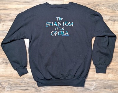 VTG 1986 Phantom of the Opera Graphic Crewneck Sweatshirt XL Musical Broadway