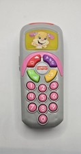 Fisher Price Laugh and Learn Remote Control Toy Used Works Pink Sis Dog 2015