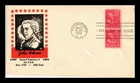 Dr Jim Stamps John Adams 2C Coil Pair First Day Of Issue Trokel Gundel Cachet