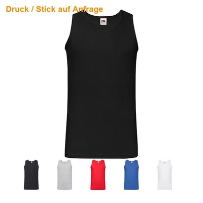FRUIT OF THE LOOM Muskelshirt Valueweight Athletic Vest Tanktop 61-098-0 NEU - Bild 1 von 2