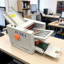 110V Automatic Paper Folding Machine ZE-9B/4 Speed Adjustment Paper Folder