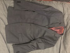 Ted Baker Endurance Grey 2 Piece Suit 42S Jacket 36S Trousers