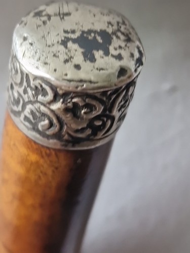 Antique 19th Century Lady's / Gentlemans Silver Mounted Walking Stick - Picture 12 of 24