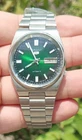 Vintage Seiko 5 Automatic (Tail Green) Men's Watch 7009 Japanese Day/Date