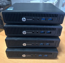 Lot of 4 Preowned HP ProDesk 400 G2 Mini PC Intel i5 No AC Power Adapter Charger