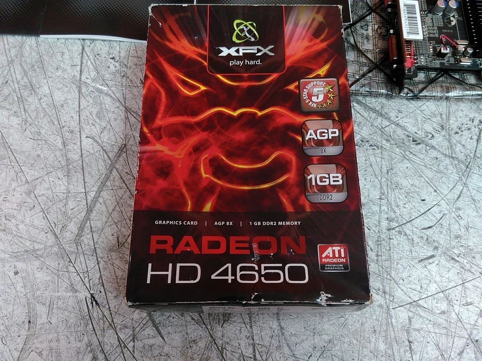 XFX Radeon HD 4650 HD-465X-ZP 1GB DDR2 DVI AGP Video Card - Image 3 of 4