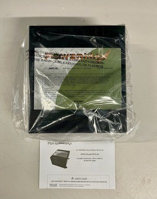 PowerMax PMTS-50LK Automatic Transfer Switch 50 Amp 120 / 240 VAC