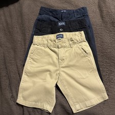 The Childrens Place Shorts Boys 6 Chino Flat Front Button Up Lot of 3 