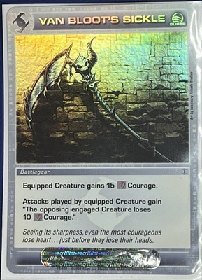 MP Chaotic Van Bloot's Sickle Turn of the Tide Super Rare Battlegear