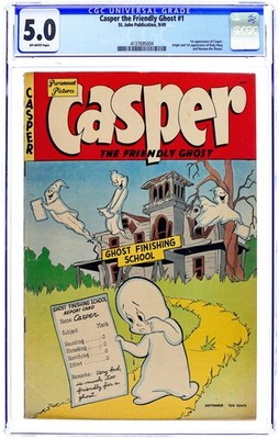 Casper the Friendly Ghost #1 CGC 5.0 1949 4137695004 1st app. Baby Huey