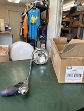 Vintage Unity 325dc So4 Chrome Halogen Post Mount Spotlight Nos