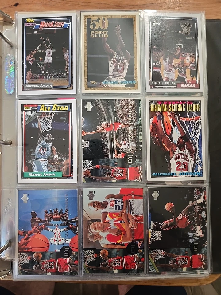Lote de tarjetas de baloncesto de los 90 con Michael Jordan, Alonzo Mourning Jason Kidd y más Foto 4 de 4
