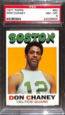 1971 TOPPS #82 Don Chaney PSA 8 NM-MT 22038604 