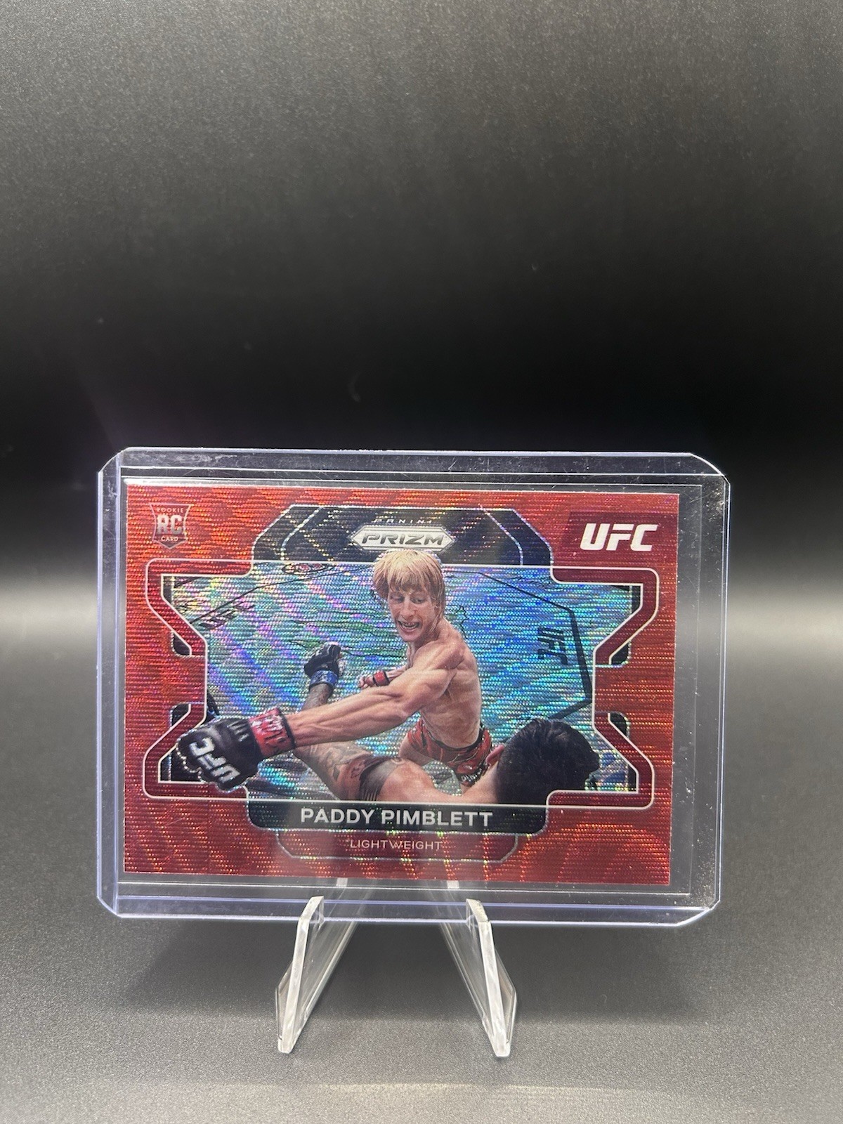 2022 Panini Prizm UFC - Paddy Pimblett #88 Ruby Wave Prizm (RC)