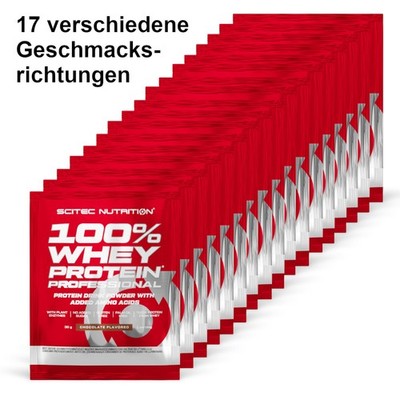 (50,78 EUR/kg) Scitec Nutrition 100% Whey Protein Professional 17x30g Set