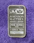 Johnson Matthey- 1 Oz Troy Fine Silver .999 Bar - Encapsulated -Bar