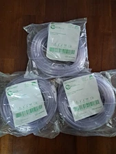 Lot Of 3  New Roscoe Medical TUB-ROS25 25ft. Oxygen Tubing  Standard Connectors