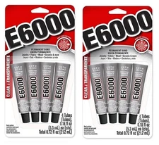 E6000 5510310 Craft Adhesive Mini 4 Count (3 Pack)