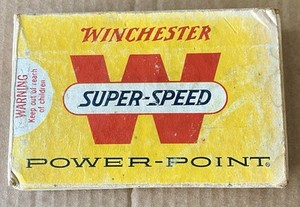 Vintage Winchester SUPER-SPEED PowerPoint 270 Winchester BOX EMPTY
