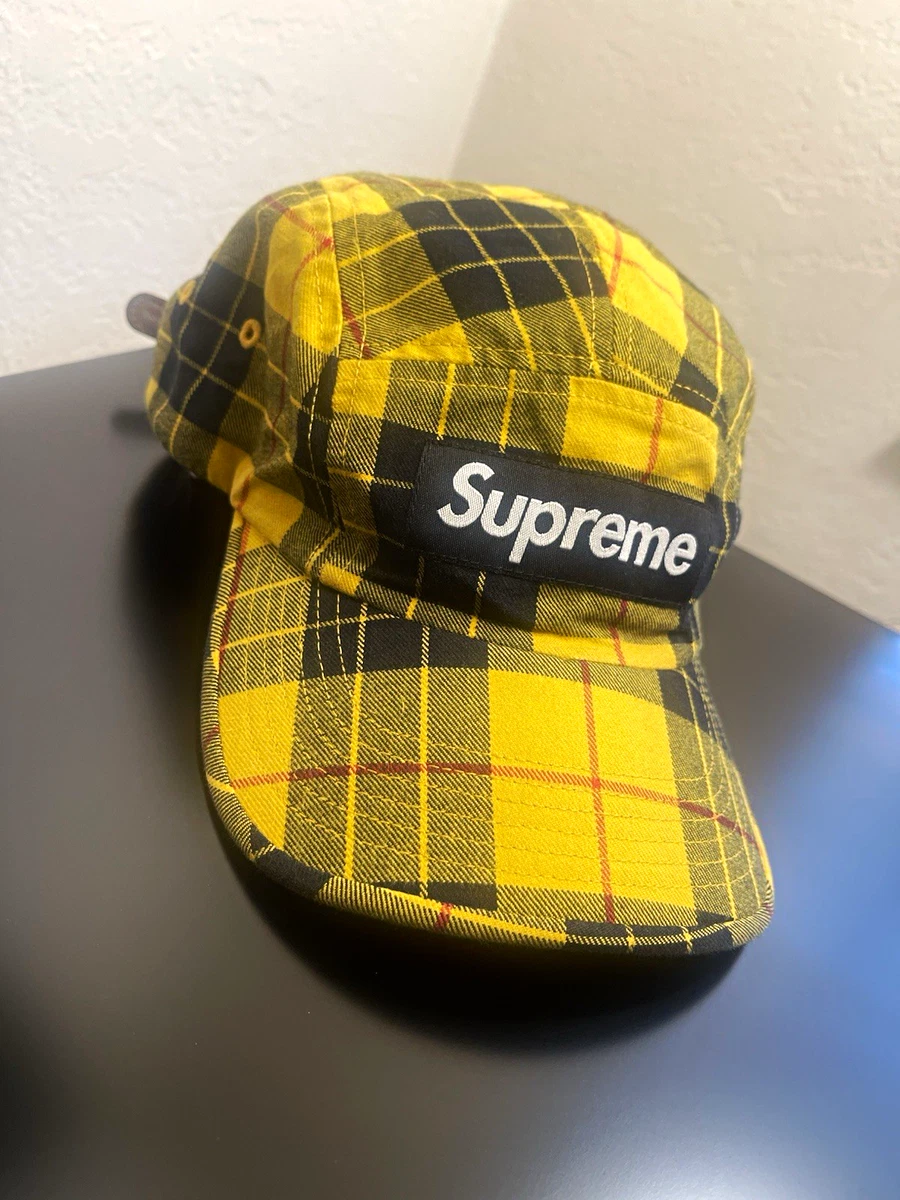 Supreme Plaid Camp Cap for sale - eBay