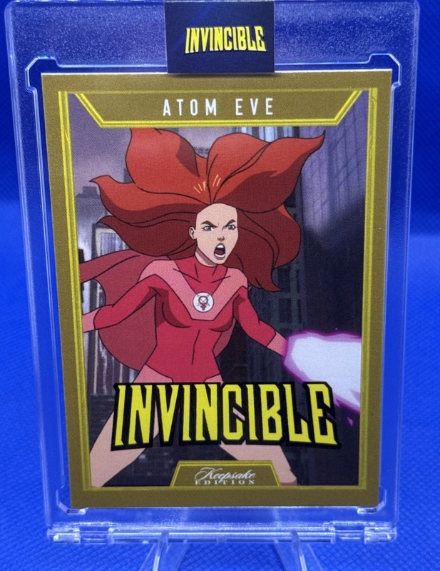 EXTREMELY RARE Hand Numbered /10 Gold Atom Eve Card Invincible Keepsake Edition