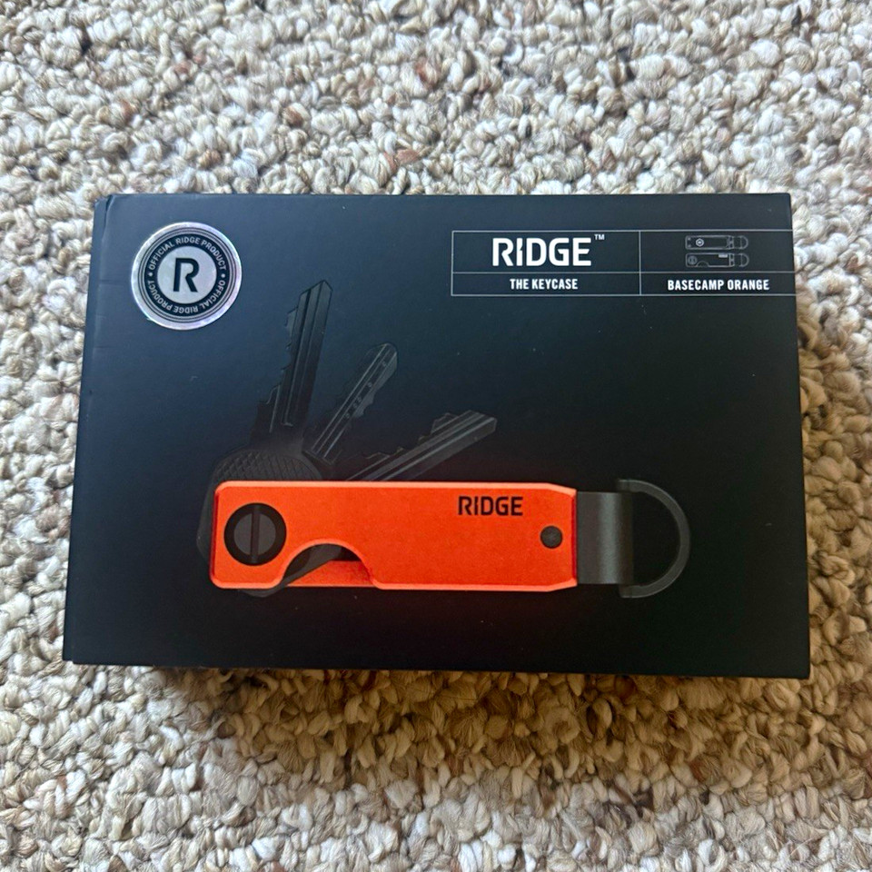 Metal Ridge Ridge New - Ridge Key Case Set 3-Piece Metal Solid Orange/Black w/ Logo ...