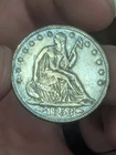 1853 Arrows & Rays Seated Liberty Silver Half Dollar 50C XF Original Beauty!
