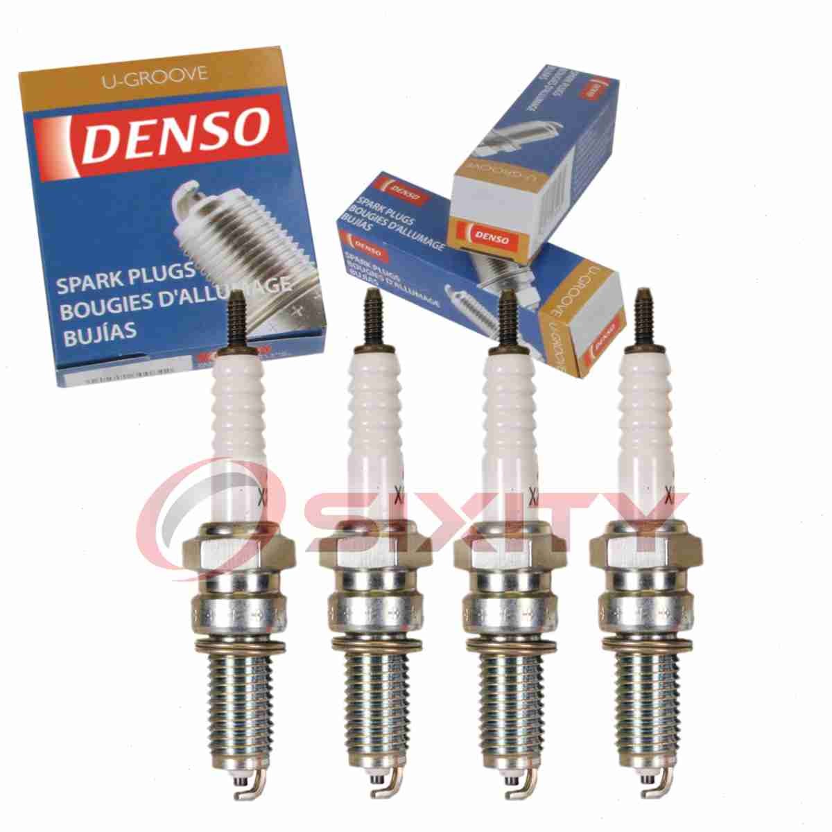 4 pc DENSO 4096 Standard U-Groove Spark Plugs for X24EPR-U9 97768 4929 vz
