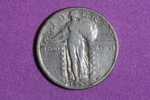 Estate Find 1927 D Standing Liberty Quarter #K59769