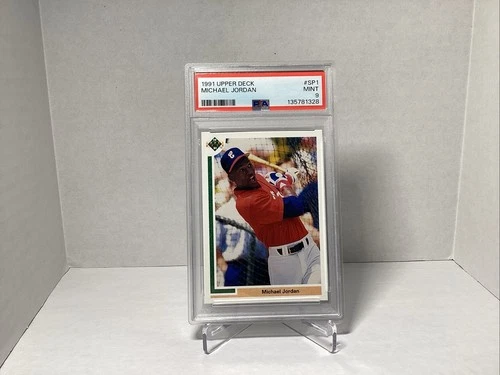 1991 Upper Deck - Michael Jordan Baseball Rookie Short Print #SP1 PSA 9