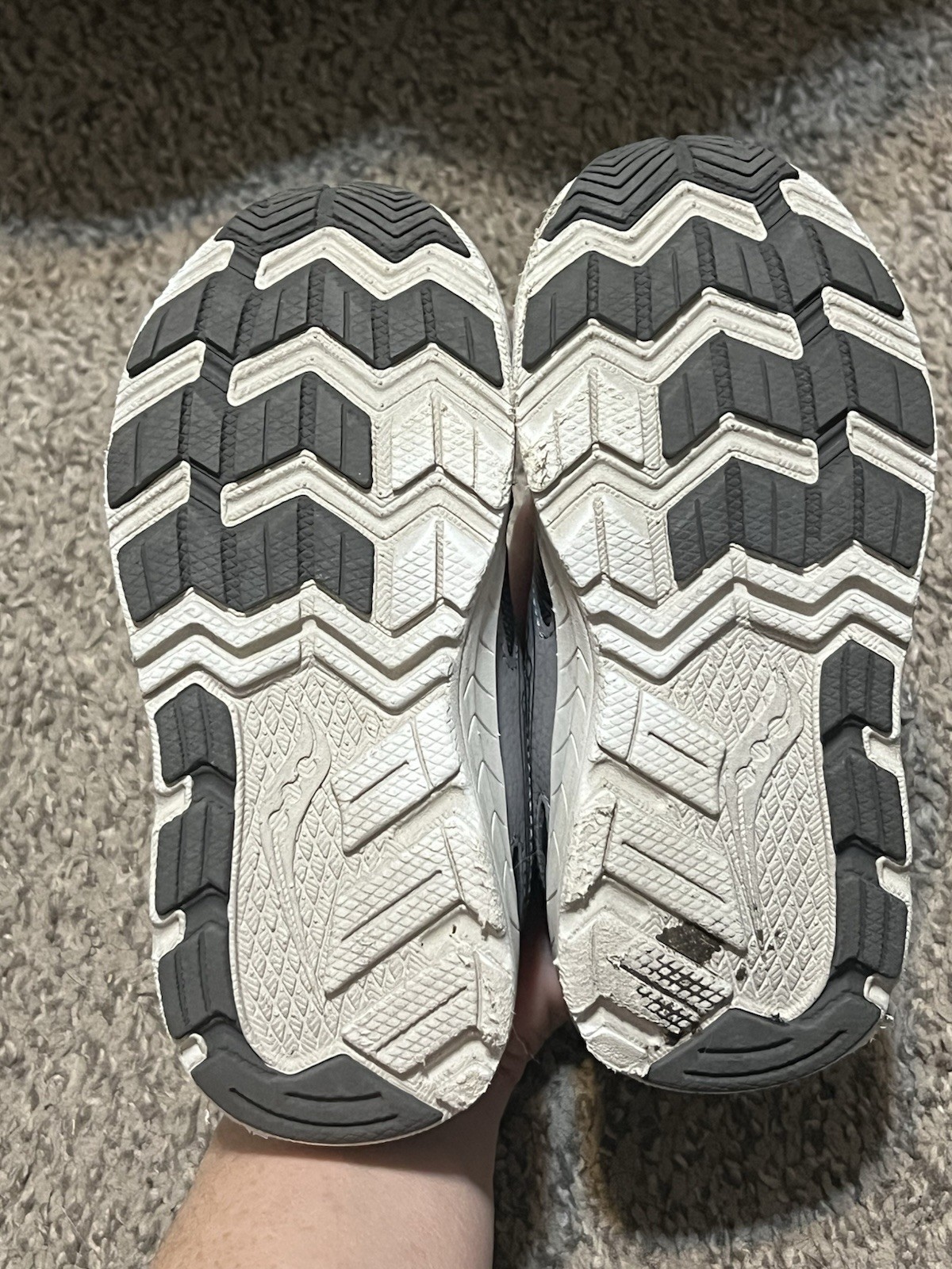 Saucony Jr Ride 10 Size 10 Boys Toddler Kids Silver Teal Sneakers Running Shoes thumbnail 3