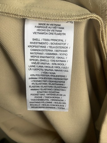 Lauren Ralph Lauren Pleated Wool-Blend Twill Pant Sz 8 New Retail $195 Wide Leg - Picture 15 of 15