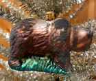 OLD WORLD CHRISTMAS INGE-GLAS HAND BLOWN GERMAN ORNAMENT - GRIZZLY BEAR — photo 3