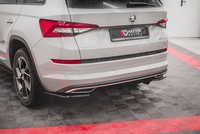Maxton Design Diffusor Flaps Passend FüR Skoda Kodiaq Sportline Mk1 / Mk1 FL Sch