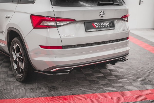 Maxton Design Diffusor Flaps Passend FüR Skoda Kodiaq Sportline Mk1 / Mk1 FL Sch-image