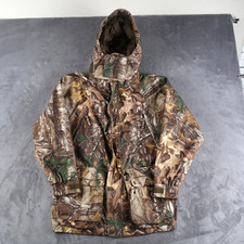 Cabela's For Kids Camouflage Insulated Hooded Hunting Jacket Coat Youth Size L
