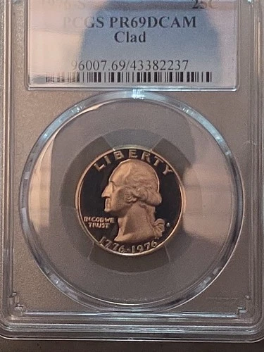 1976-S 25C Silver DCAM (Proof) Washington Quarter