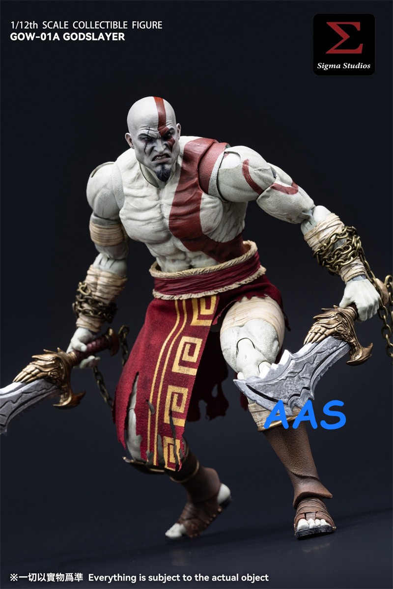 InStock New SIGMA STUDIOS GOW-01A The God Kratos Ghost of War 1/12