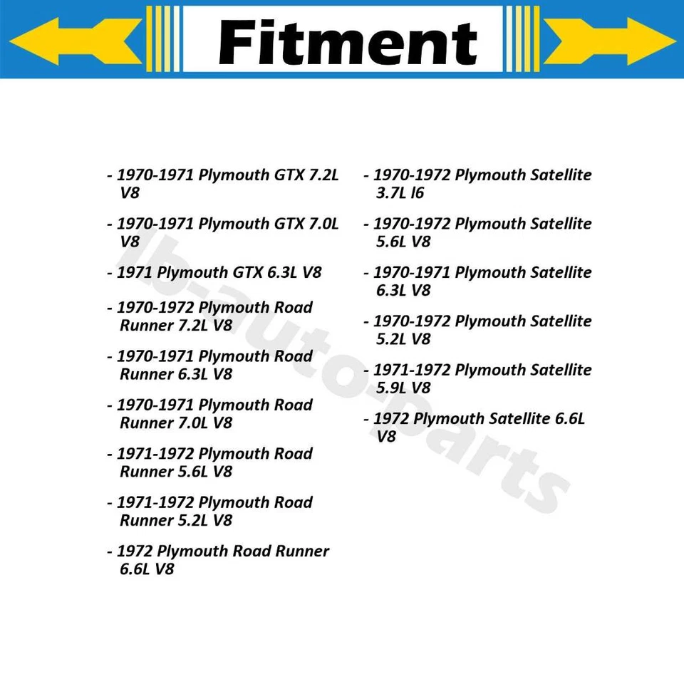 2X Pinzas de freno delanteras para Dodge Challenger 1970 1971 1972 1973 1974 Foto 4 de 4
