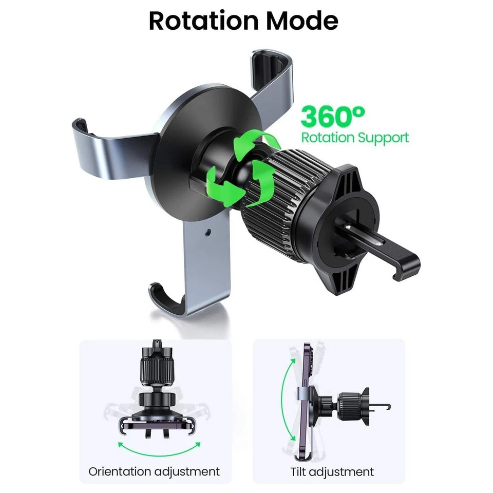 Car Phone Holder Air Vent, Gravity Car Phone Holder Mount Universal Air Vent UK - Image 4 of 4