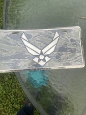 Mitchell Profitt Made In USA Air Force Camo License Plate New