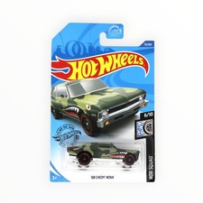 Hot Wheels '68 Chevy Nova 73/250 - Green - 2020 Mainline A